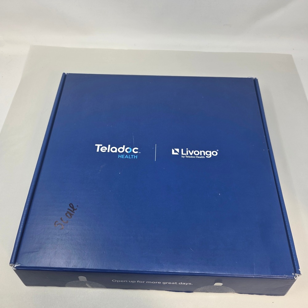 Teladoc Health WM1500 Connected Cellular Body Scale White 440lb Capacity New